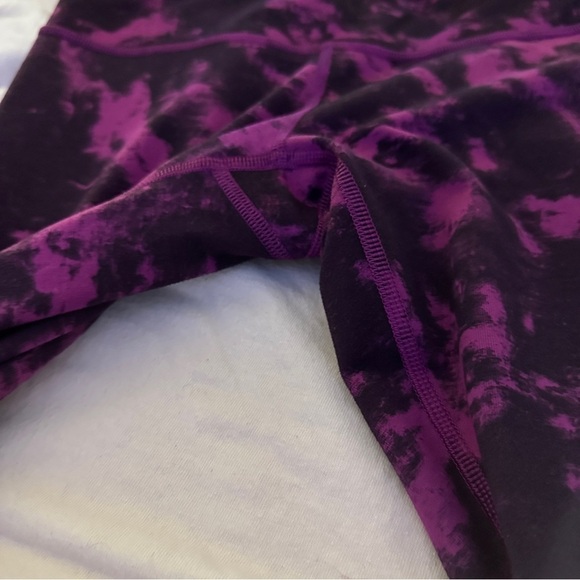Lululemon Wunder Under Crop II Breezie Regal Plum Black size 4 - Picture 5 of 7